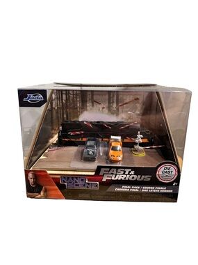 Jada Fast & Furious Nano Scene Playset - Orange & Black